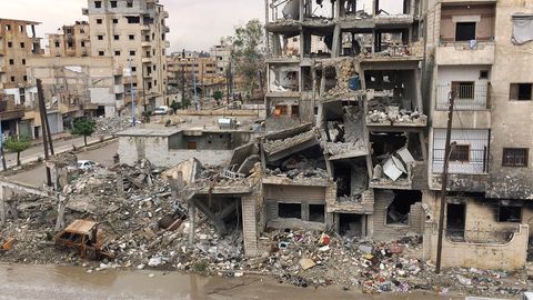 Syrische Stadt Raqqa: "Die Welt interessiert sich nicht für uns. So ist es doch"
