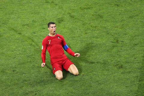 Cristiano Ronaldo traf beim WM-Auftakt von Portugal und Spanien gleich dreifach