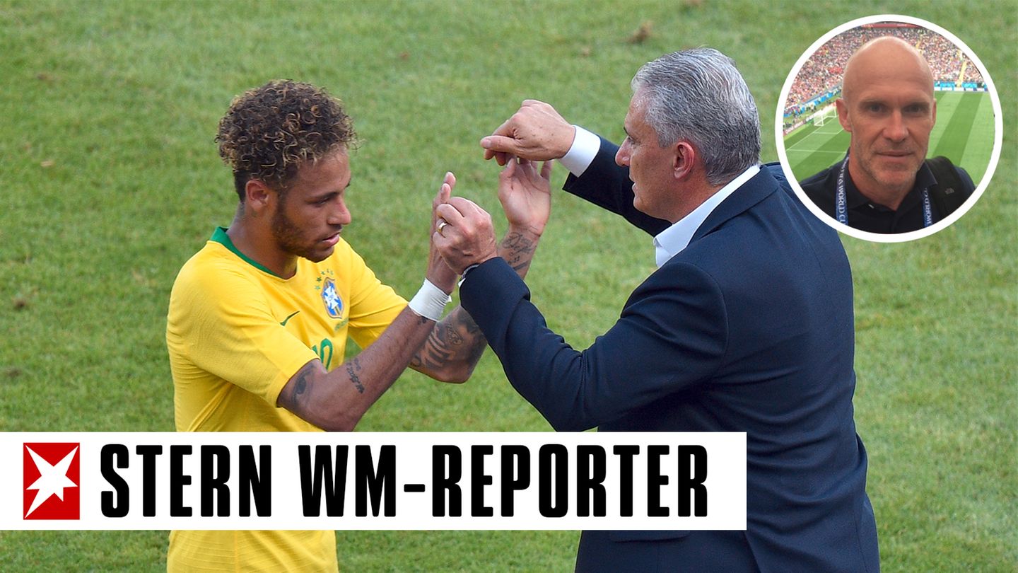 Neymar und Brasiliens Nationaltrainer Tite
