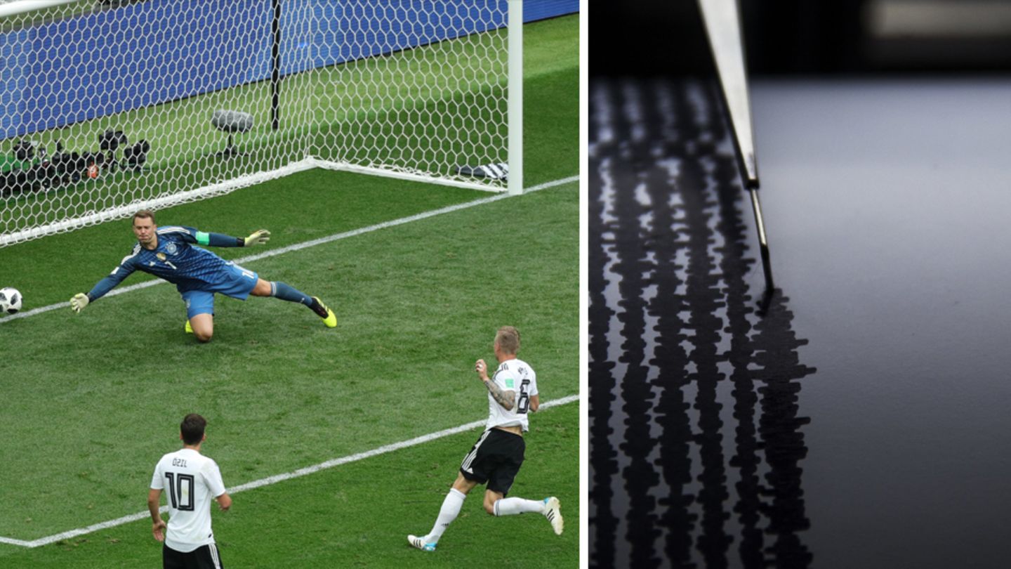 Der Ball fliegt an Manuel Neuer vorbei ins DFB-Tor, die Seismographen in Mexiko zeichnen ein kleines Beben auf (Symbolbild)
