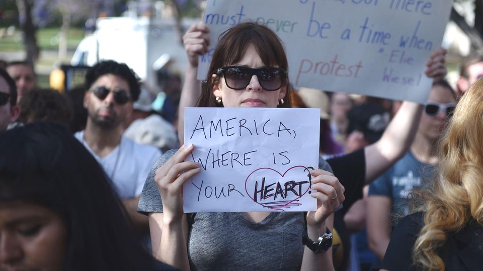 "Amerika, wo ist Dein Herz?": Protestaktion gegen die Familientrennung in Los Angeles