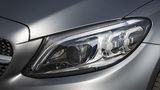Mercedes C 300d 4matic - nur auf Wunsch gibt es LED-Licht