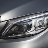 Mercedes C 300d 4matic - nur auf Wunsch gibt es LED-Licht