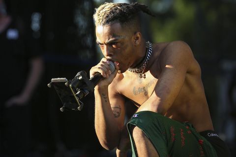 US-Rapper XXXTentacion bei einem Auftritt in Miami.