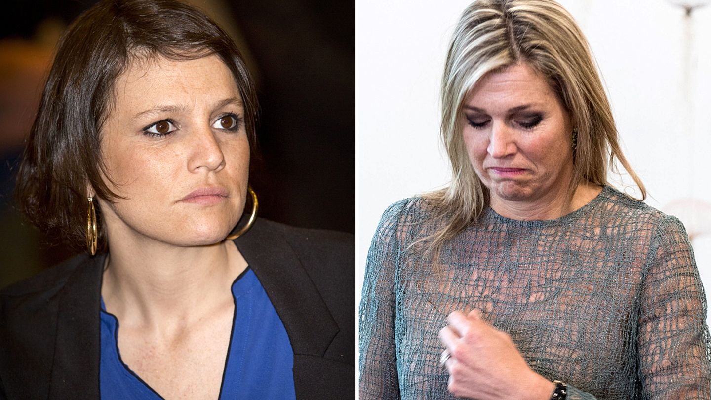 Königin Máxima der Niederlande (r.) trauert um ihre Schwester Inés