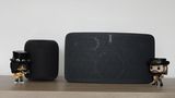 HomePod: Größenvergleich mit dem Play:5 (zweite Generation) von Sonos