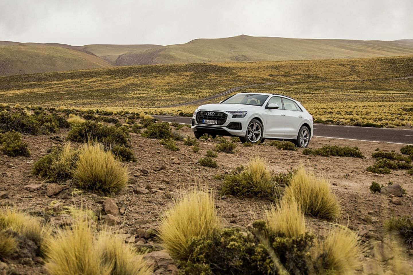Audi Q8 55 TFSI Quattro - serienmäßig nur mit Verstelldämpfern; Luftfederung kostet Aufpreis