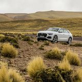Audi Q8 55 TFSI Quattro - serienmäßig nur mit Verstelldämpfern; Luftfederung kostet Aufpreis