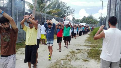 Räumung eines australischen Flüchtlingslagers auf der Insel Manus in Papua-Neuguinea