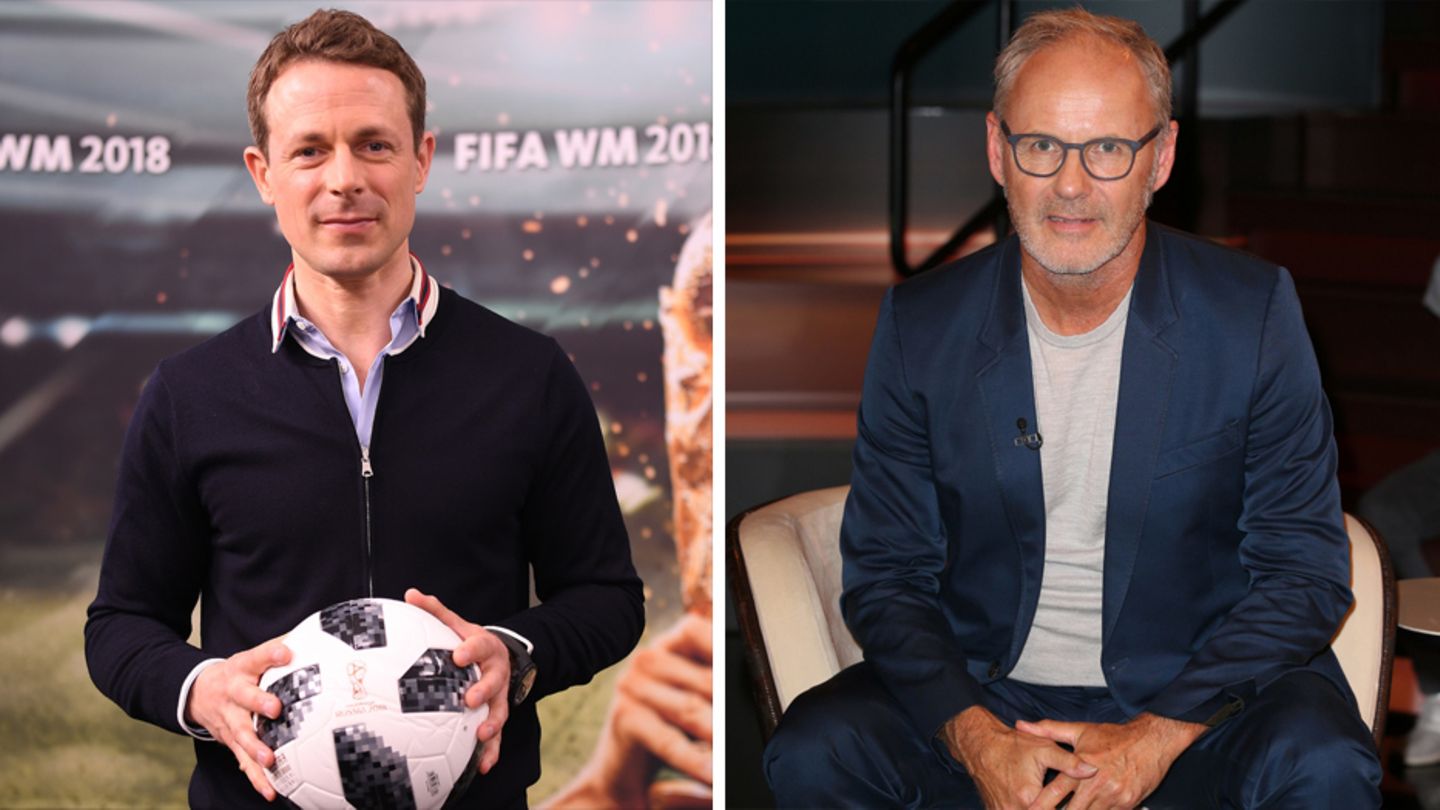 Alexander Bommes und Reinhold Beckmann springen Claudia Neumann zur Seite