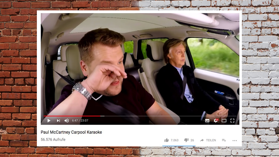 Carpool Karaoke: Paul McCartney rührt James Corden zu Tränen