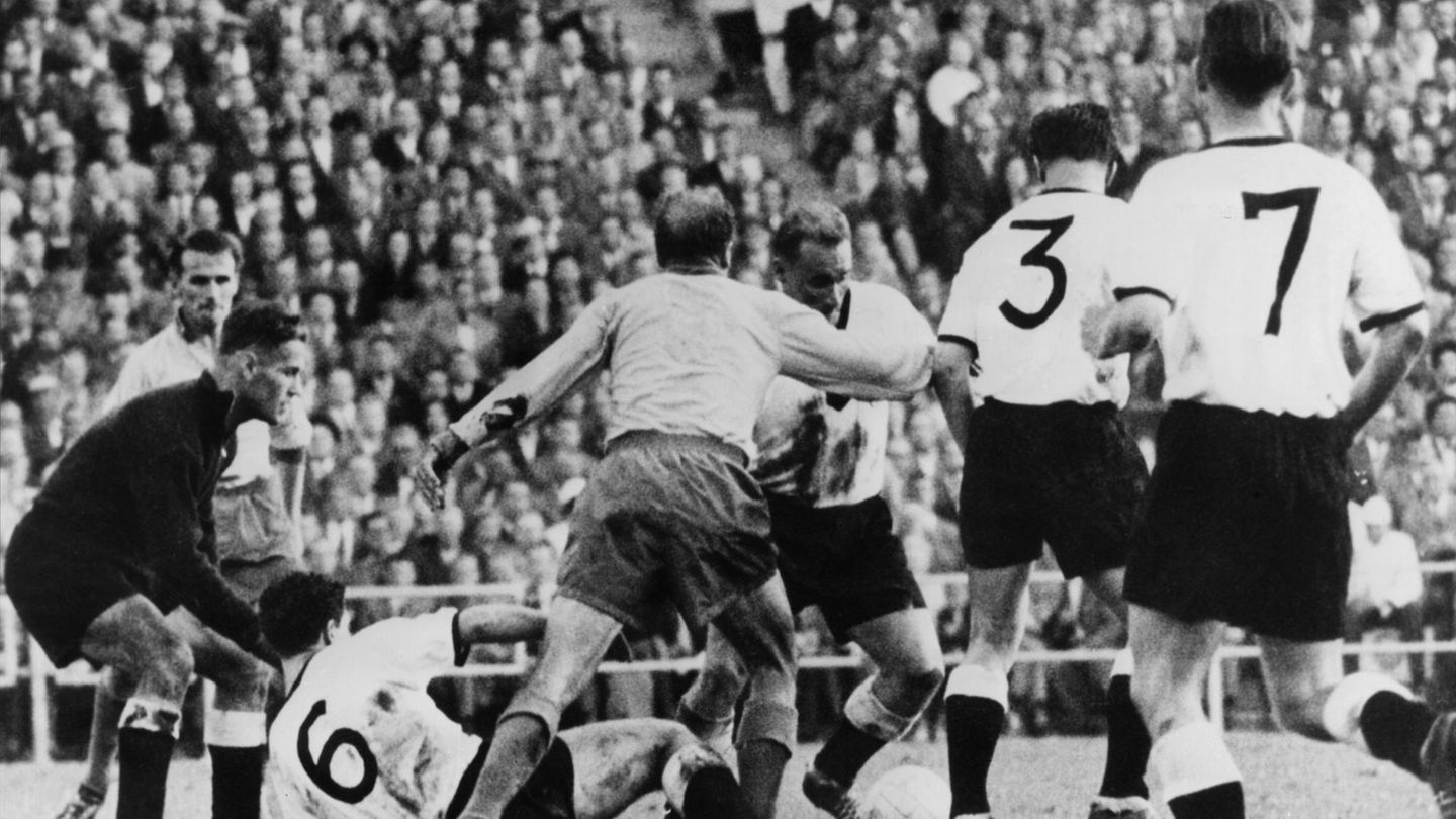 WM Halbfinale 1958 Deutschland gegen Schweden