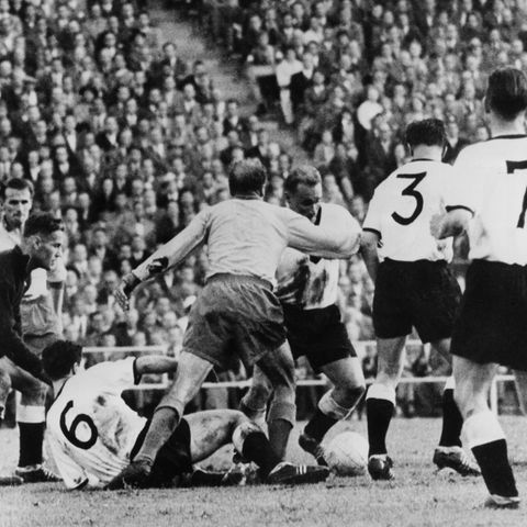 WM Halbfinale 1958 Deutschland gegen Schweden