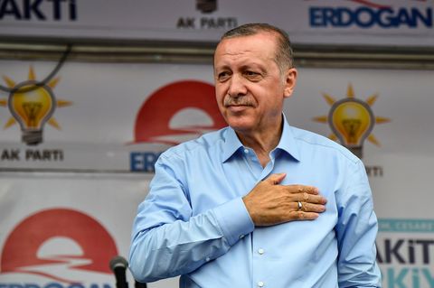 Der türkische Staatspräsident Recep Tayyip Erdogan