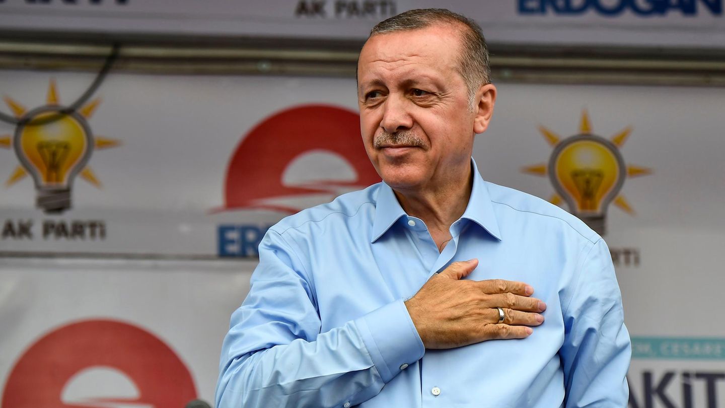 Der türkische Staatspräsident Recep Tayyip Erdogan