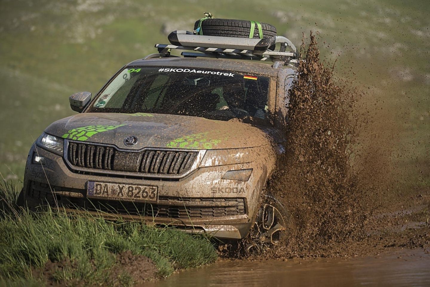 Wer hat den schmutzigsten? Schlammbad beim Skoda Euro Trek 2018