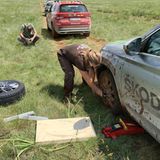 Reifenpanne beim Skoda Euro Trek 2018 - nicht die einzige