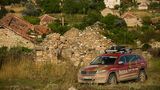 Verlassenes Dorf auf dem Skoda Euro Trek 2018