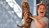 Heather Wilson mit ihrem Hund Himisaboo