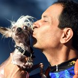 Dane Andrew liebt seinen Chinesischen Schopfhund Rascal Deux