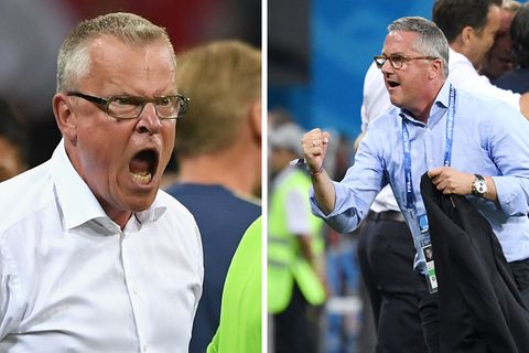 Zwischen dem schwedischen Nationalcoach Janne Andersson und Mitgliedern aus dem deutschen Betreuerstab ist es zu einem unschönen Gerangel gekommen.