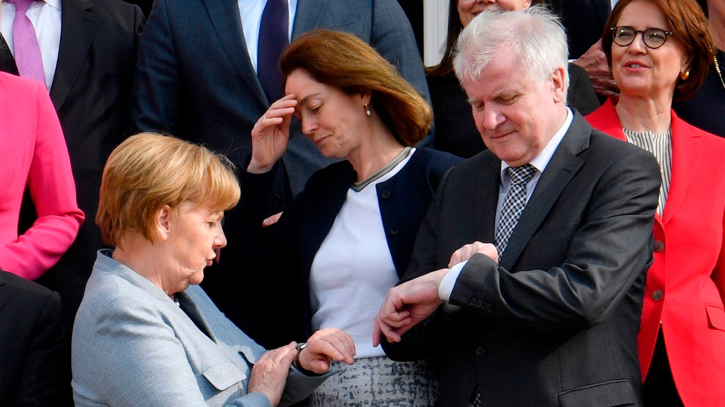 Bundeskanzlerin Angela Merkel und Bundesinnenminister Horst Seehofer