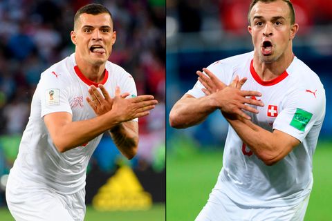 Granit Xhaka und Xherdan Shaqiri Schweiz