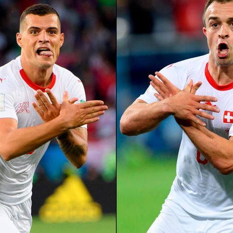 Granit Xhaka und Xherdan Shaqiri Schweiz