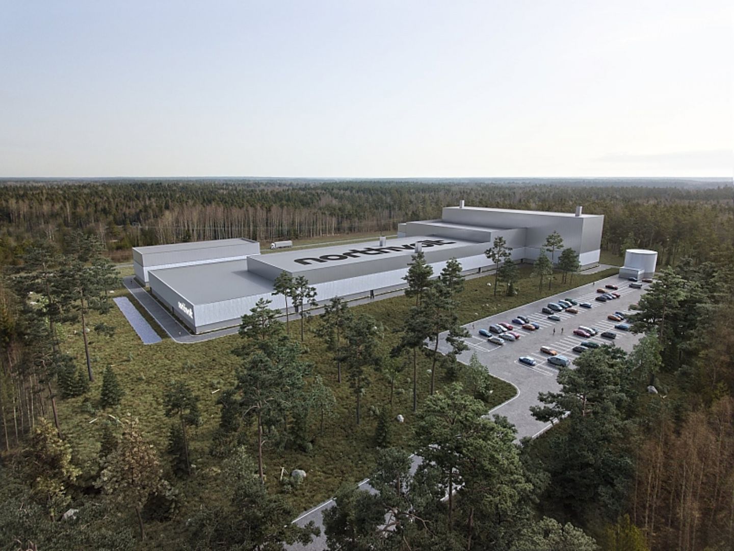 Das Versuchslabor des skandinavischen Batteriezellen Start Ups Northvolt steht bereits