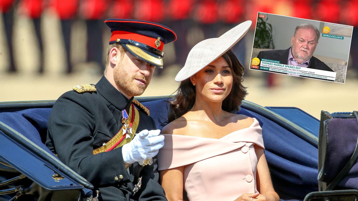 Meghan Markle, Prinz Harry, Thomas Markle