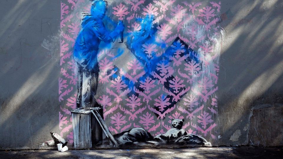 Banksy in Paris In den letzten Tagen wurden sieben Werke des Graffitikünstlers entdeckt