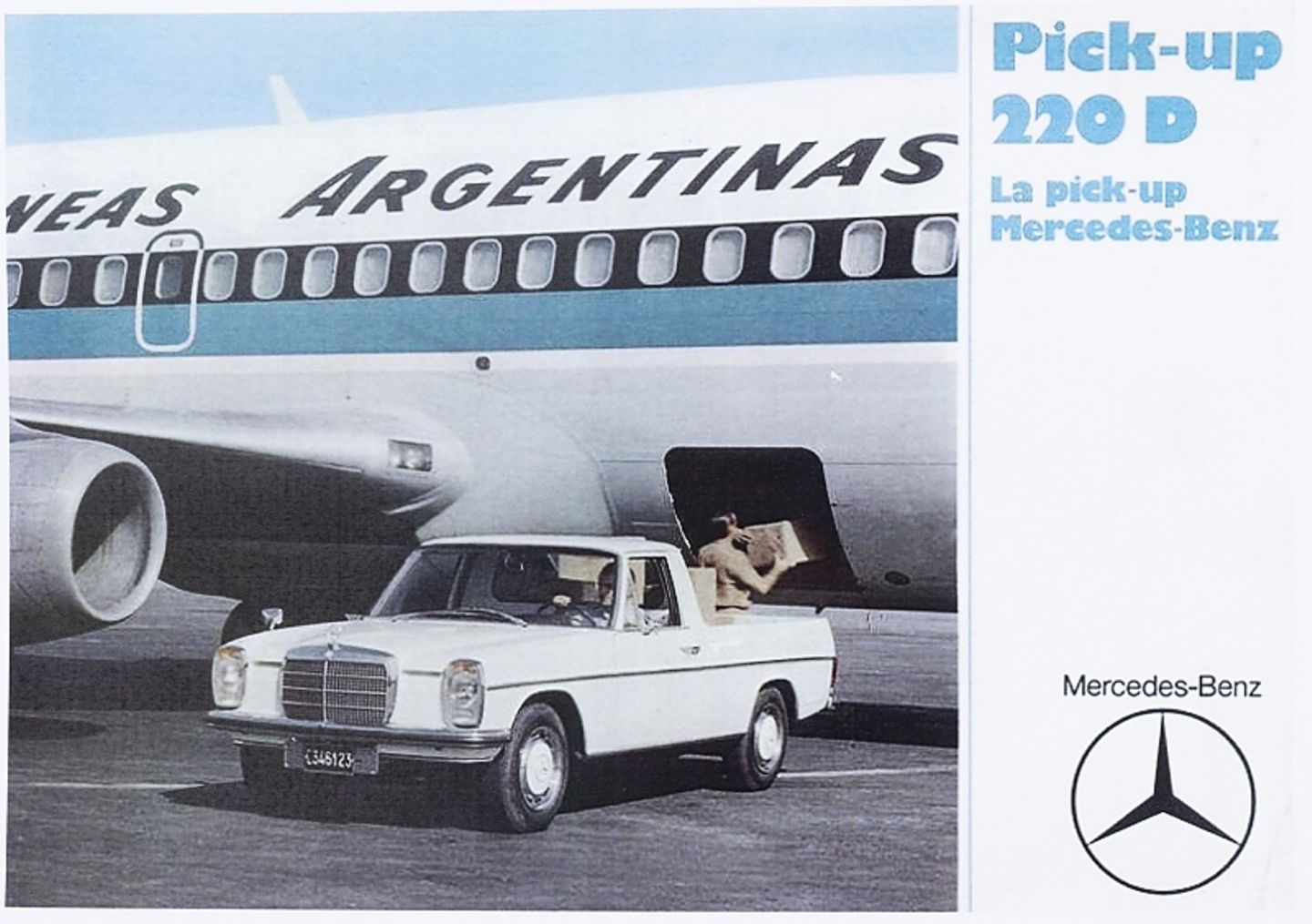 So wurde der Mercedes La Pickup in Argentinien beworben