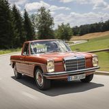 Der Mercedes La Pickup 220D ist genügsam und zuverlässig