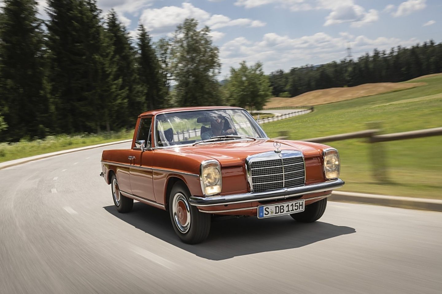 Der Mercedes La Pickup 220D ist genügsam und zuverlässig