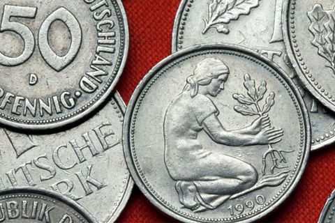 Alte Deutsche Mark Münzen