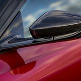 Auch die Außenspiegel folgen dem Gesetz der Aerodynamik