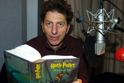 Rufus Beck bei der Aufnahme zum "Harry Potter"-Hörbuch