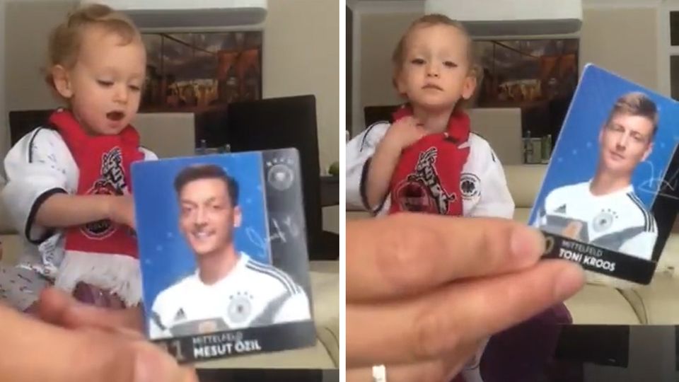 Viraler Hit: Diese Zweijährige kennt den gesamten DFB-Kader auswendig Viraler Hit: Diese Zweijährige kennt den gesamten DFB-Kader auswendig