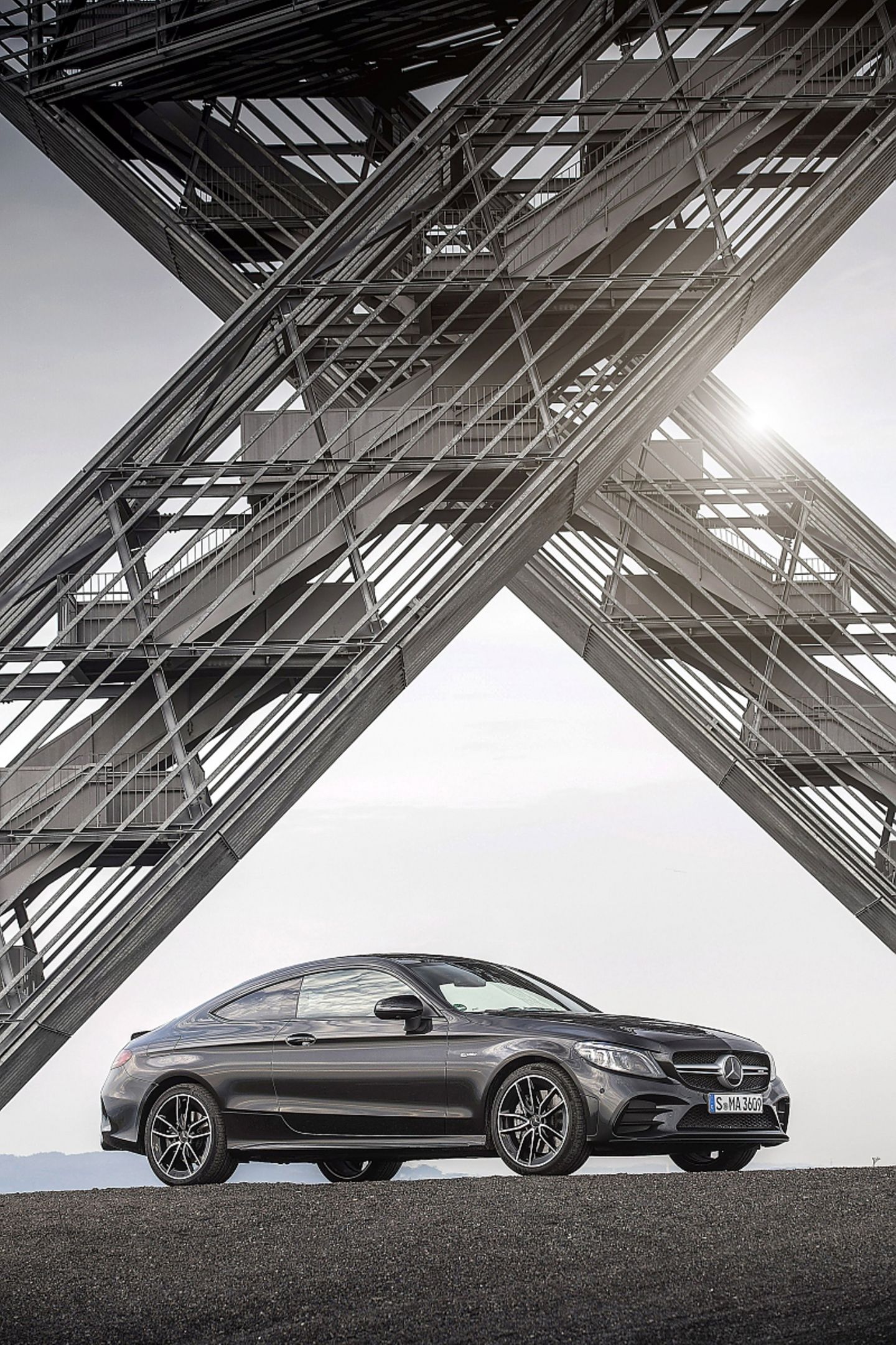 Mercedes AMG C43 Coupé 4matic - leider wird bei 250 km/h abgeriegelt