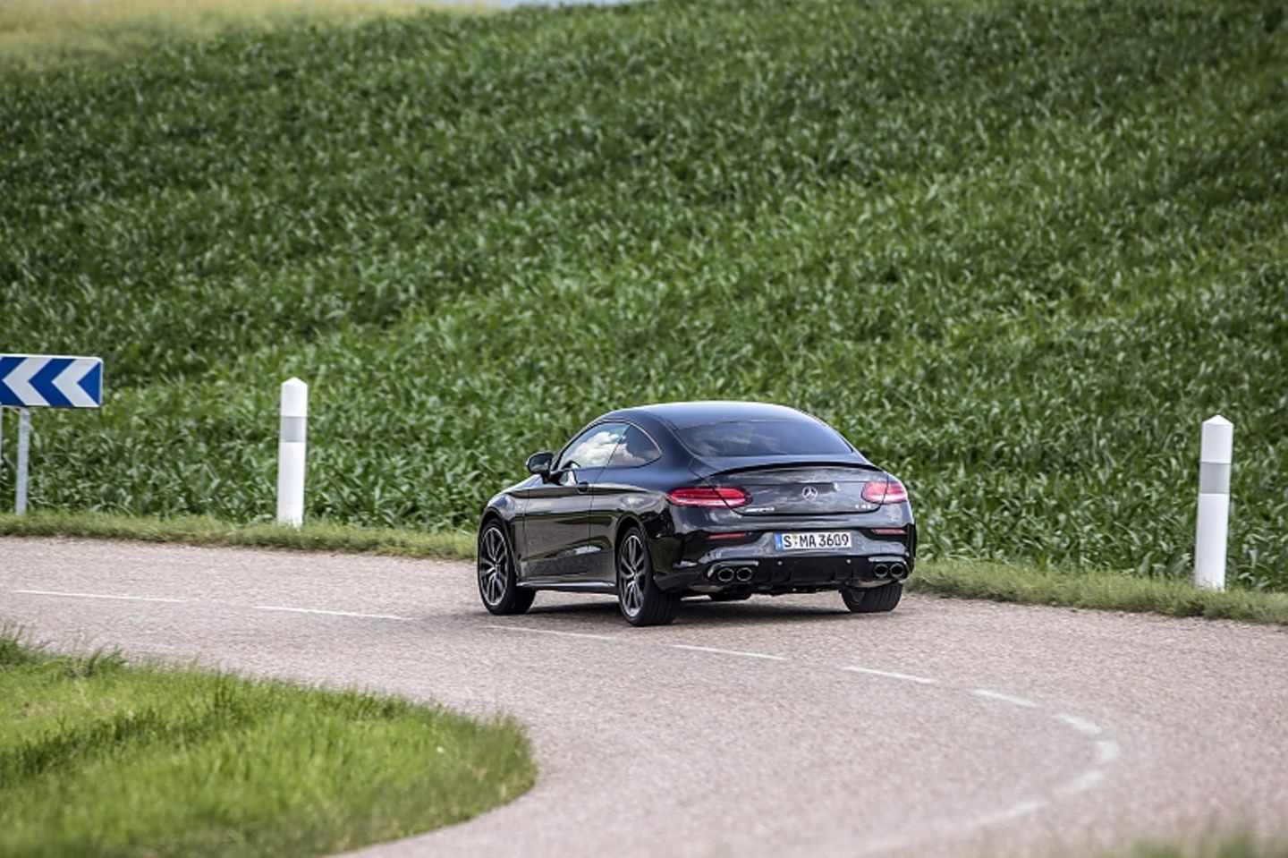 Mercedes AMG C43 Coupé 4matic - fünf Fahrprogramme und drei Fahrwerkseinstellungen