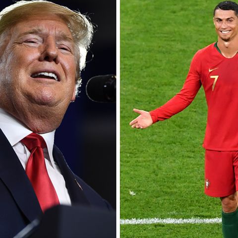 Donald Trump Cristiano Ronaldo
