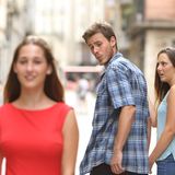 Das "Distracted Boyfriend"-Meme