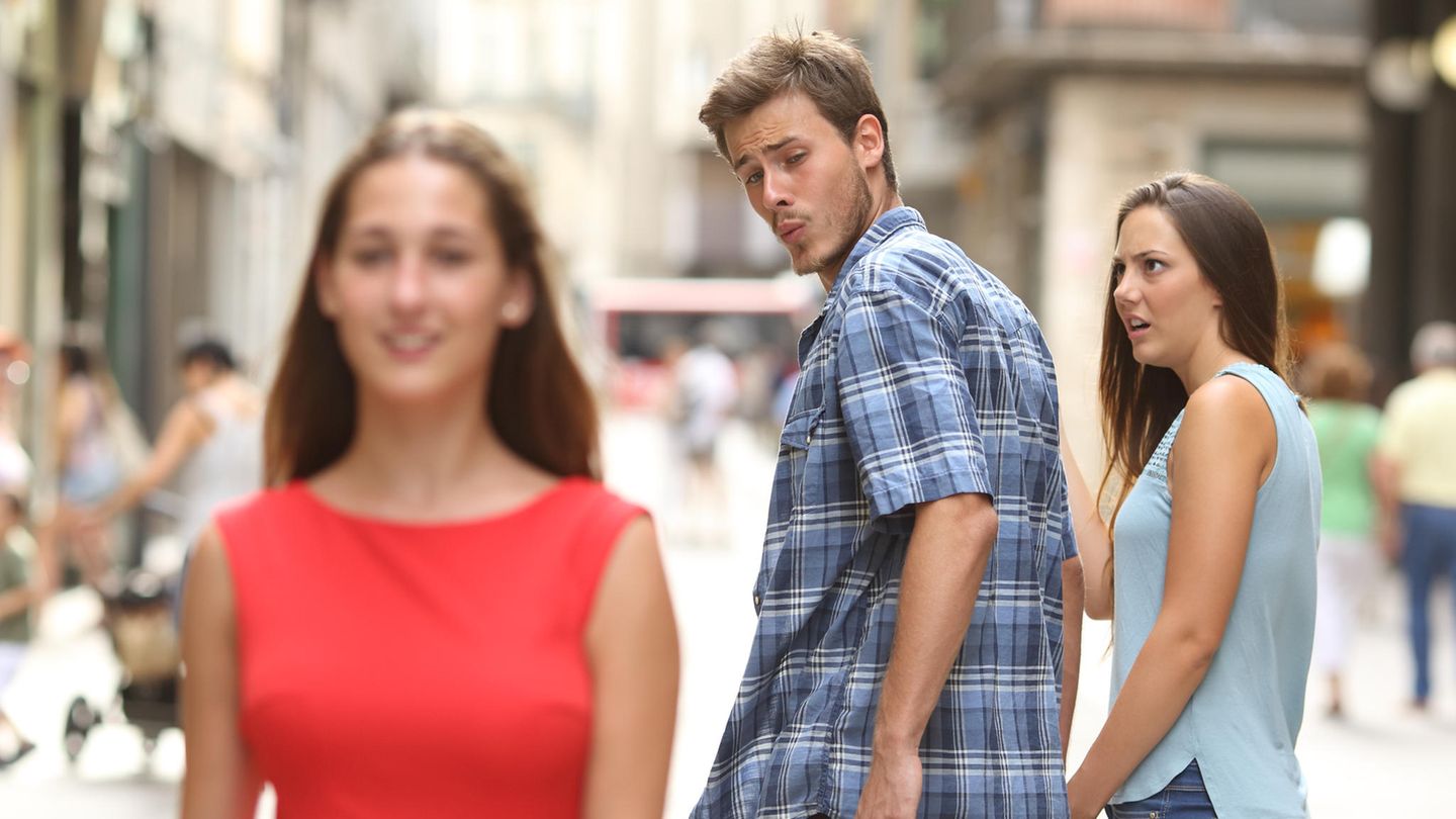 Das "Distracted Boyfriend"-Meme