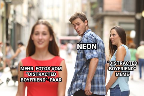 "Distracted Boyfriend"-Meme