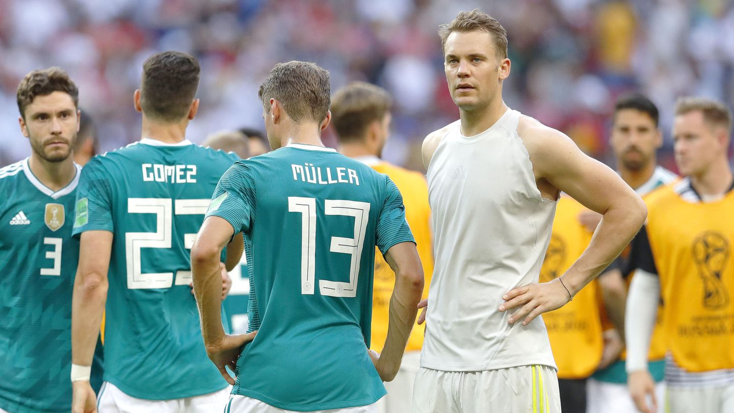 Thomas Müller und Co. nach dem WM-Aus in der Kasan-Arena
