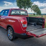 SsangYong Musso e-XDi 220 - die Ladefläche ist 1,30 Meter lang