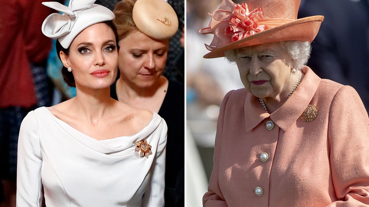 Angelina Jolie besuchte einen Gottesdienst in der St Paul's Cathedral, die Queen fehlte krankheitsbedingt.