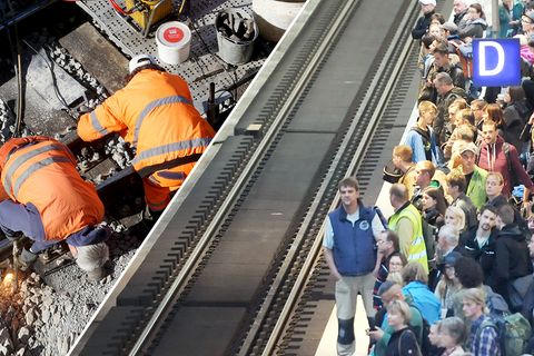 Reisen mit der Bahn kann in diesem Sommer eine langwierige Angelegenheit werden - wegen mehrerer Baustellen