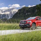 Der Mercedes X 350 d 4 Matic eignet sich auch für lange Strecken