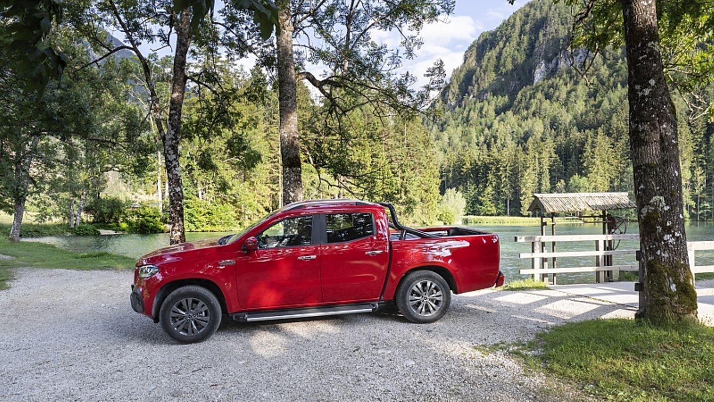 Der Mercedes X 350 d 4 Matic ist 5,34 Meter lang